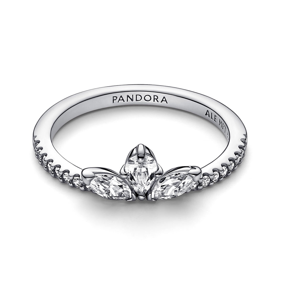 Pandora Sparkling Herbarium Cluster Ring