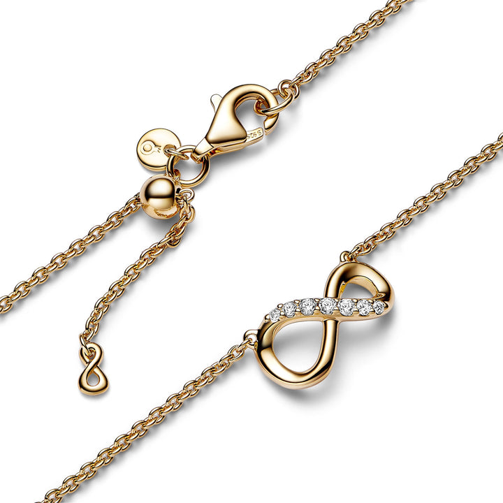 Pandora Sparkling Infinity Collier Necklace – Elisa Ilana