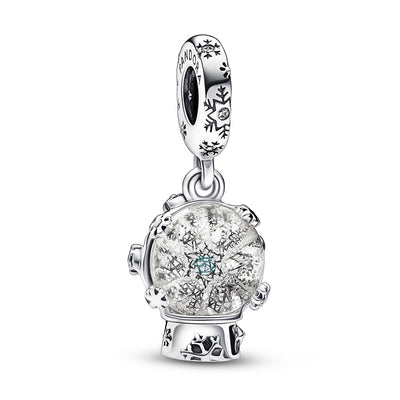 Pandora Snowflake Snowglobe Dangle Charm