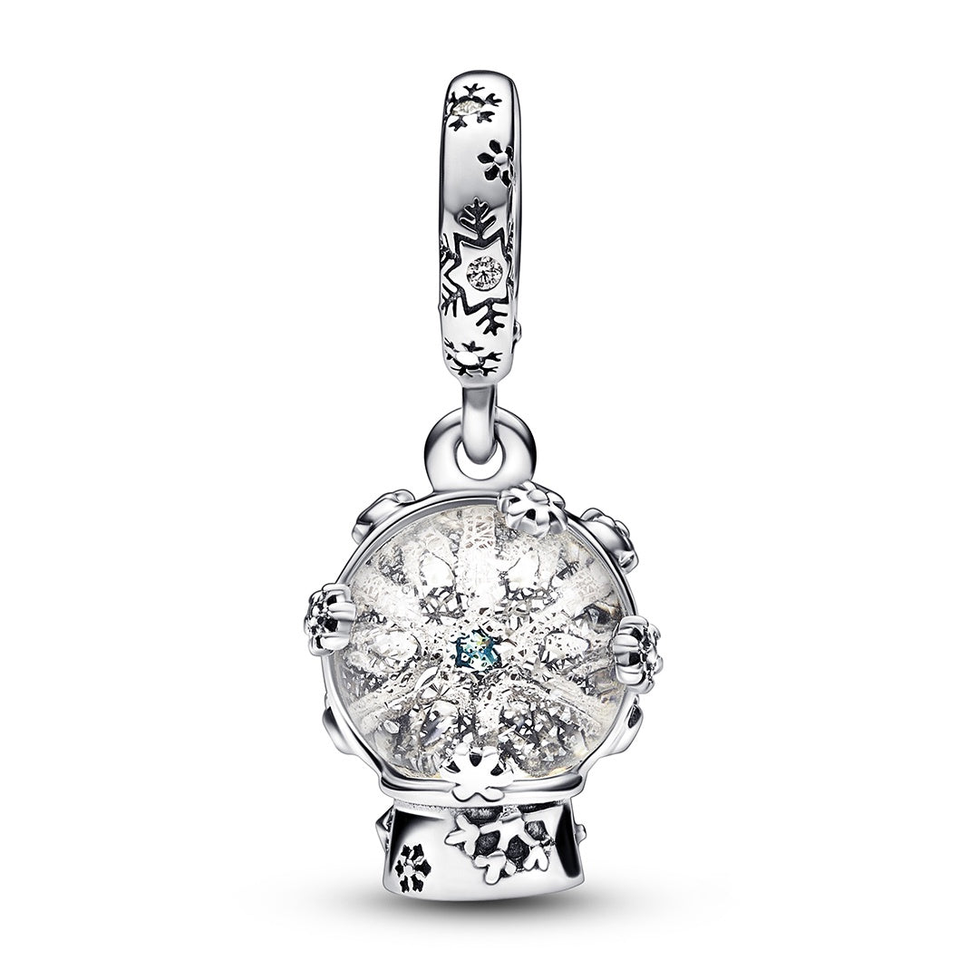 Pandora Snowflake Snowglobe Dangle Charm
