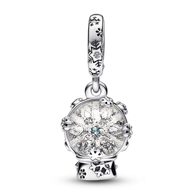 Pandora Snowflake Snowglobe Dangle Charm