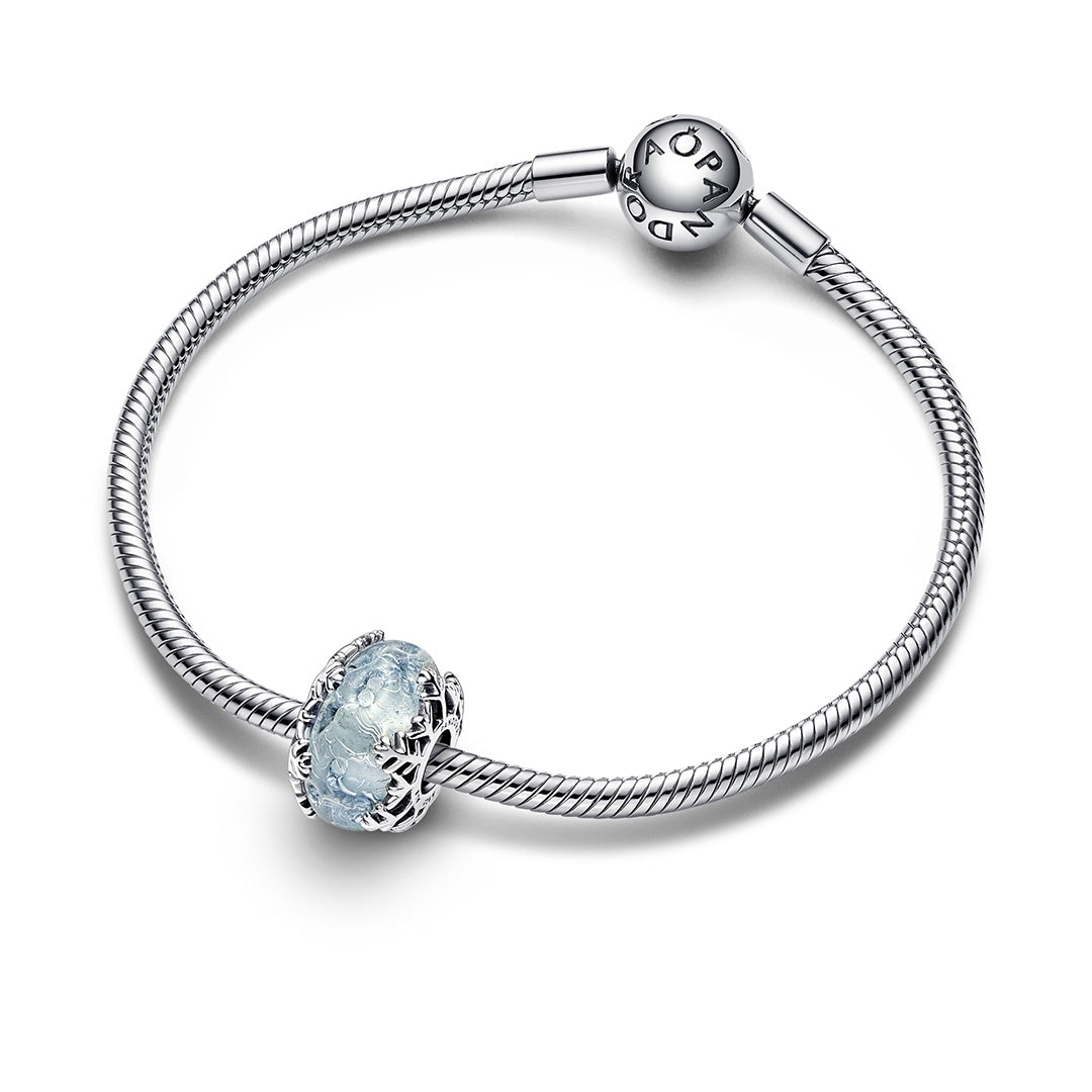Pandora Winter Blue Snowflake Murano Charm – Elisa Ilana