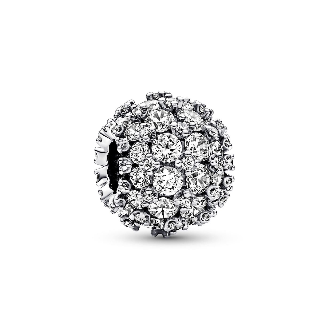 Sparkling Pavé Round Charm