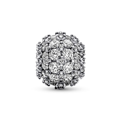 Sparkling Pavé Round Charm