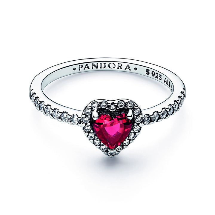 ブランド品 通販サイト Ring Heart Red Elevated Pandora – Ilana Elisa アクセサリー
