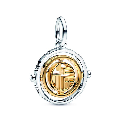 Two-tone Fú Spinning Dangle Charm