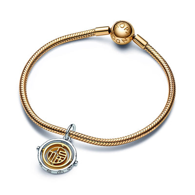 Two-tone Fú Spinning Dangle Charm