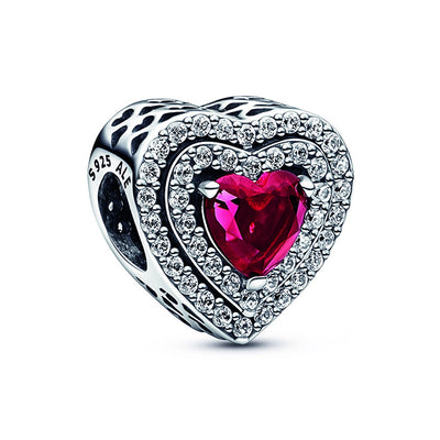 Sparkling Levelled Heart Charm