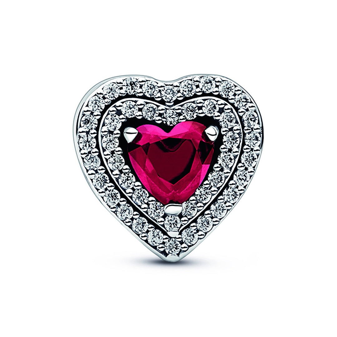 Sparkling Levelled Heart Charm