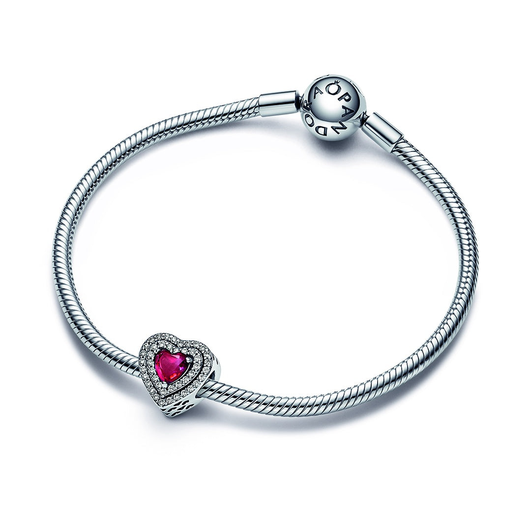 Sparkling Levelled Heart Charm