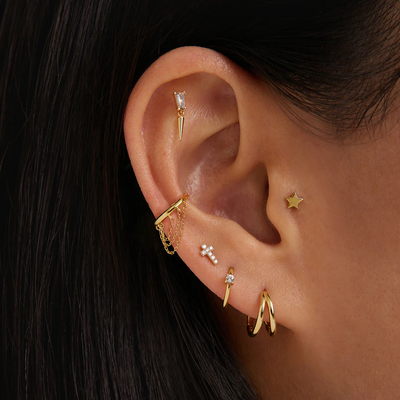 TWINKLE | Star Piercing Top Earring