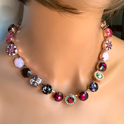 Extra Luxurious Cluster "Enchanted" Necklace