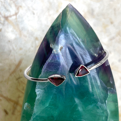 SS Garnet Bangle