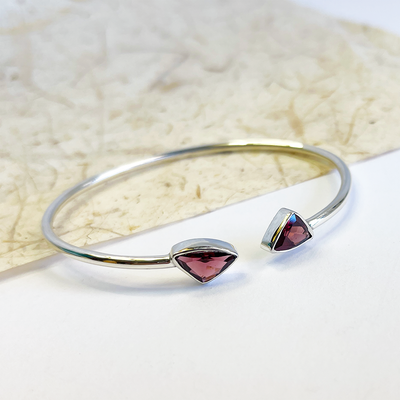 SS Garnet Bangle