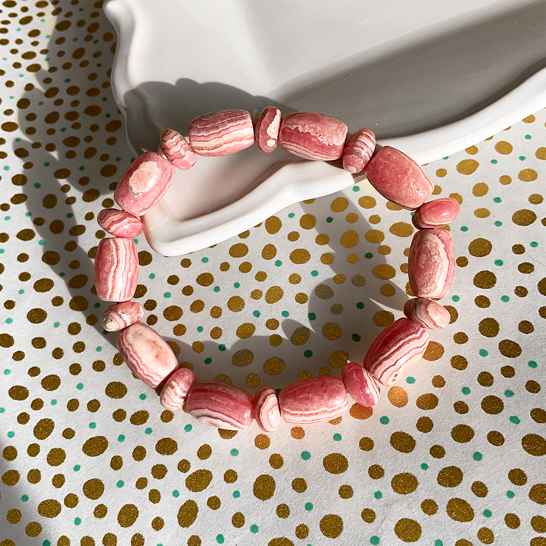 AA Rhodochrosite Stretch Bracelet