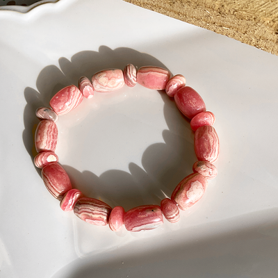AA Rhodochrosite Stretch Bracelet