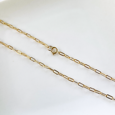 14KTGF Rounded Edge Chain Necklace