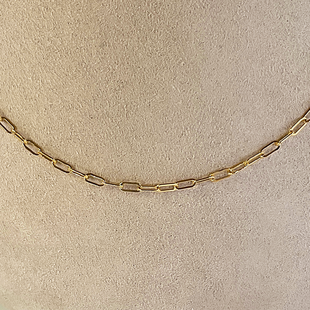 14KTGF Rounded Edge Chain Necklace