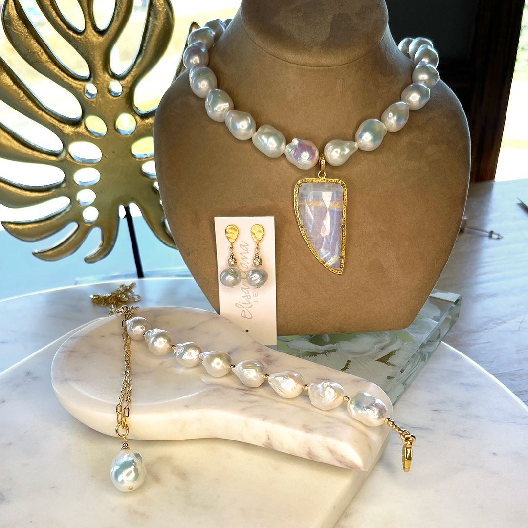 Rainbow Moonstone Dagger Pendant