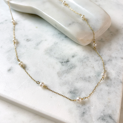 Pearls by the Yard 14ktgf Necklace