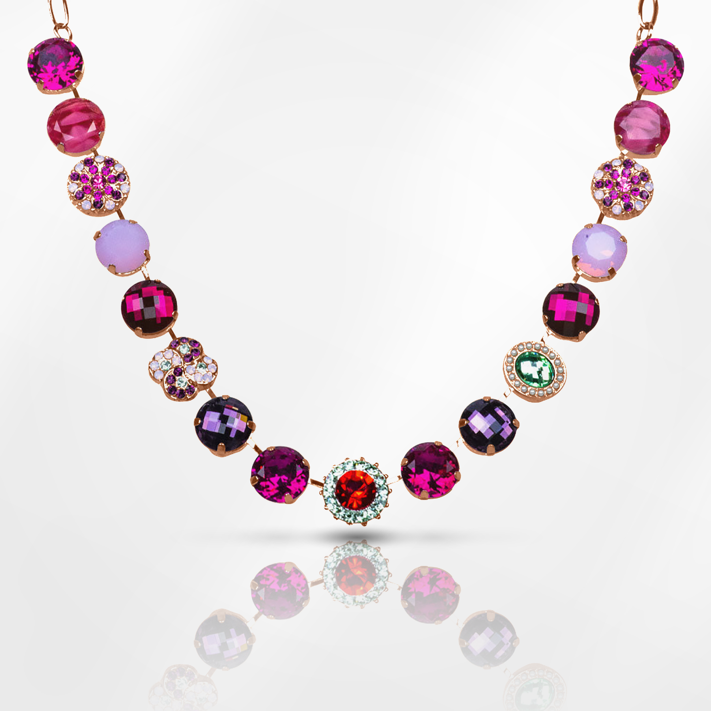 Extra Luxurious Cluster "Enchanted" Necklace