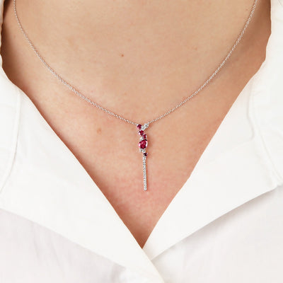 Parade Diamond & Ruby Necklace