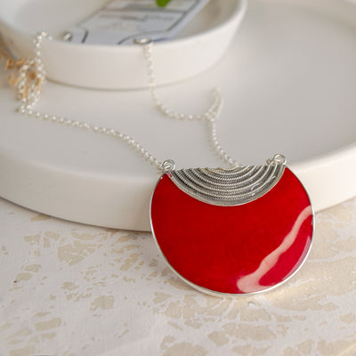 20" Pendant on Sterling Silver Cable Chain
