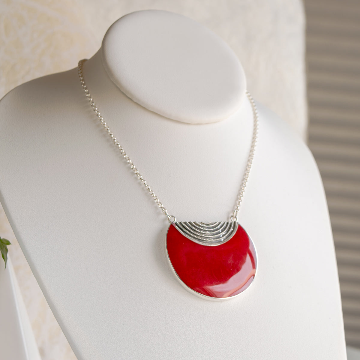 20" Pendant on Sterling Silver Cable Chain