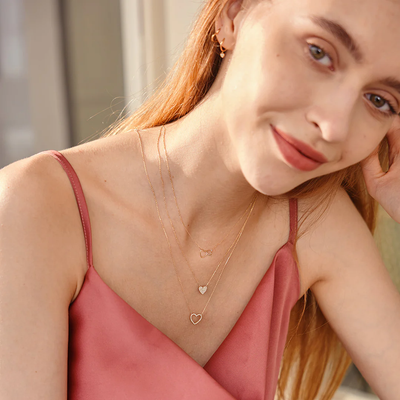 JULLIETTE | Interlocked Hearts Necklace