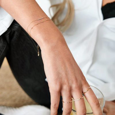 DESIREE | Lab-Grown Diamond Wishbone Bracelet