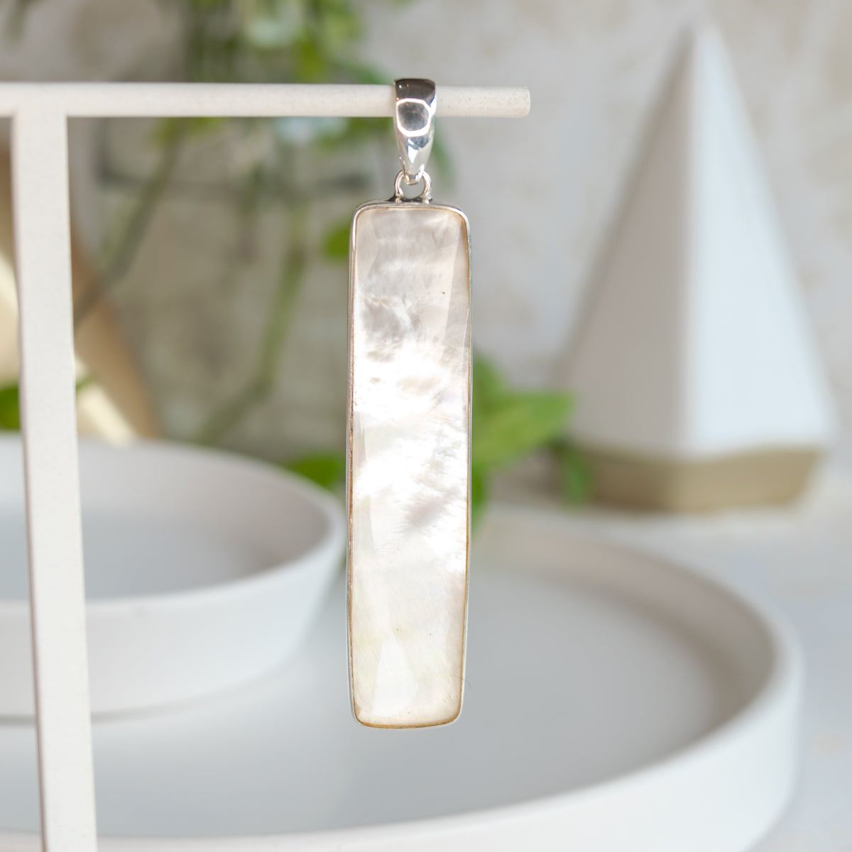 Elongated Rectangle Pendant