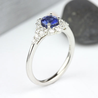 Parade Diamond & Blue Sapphire Ring