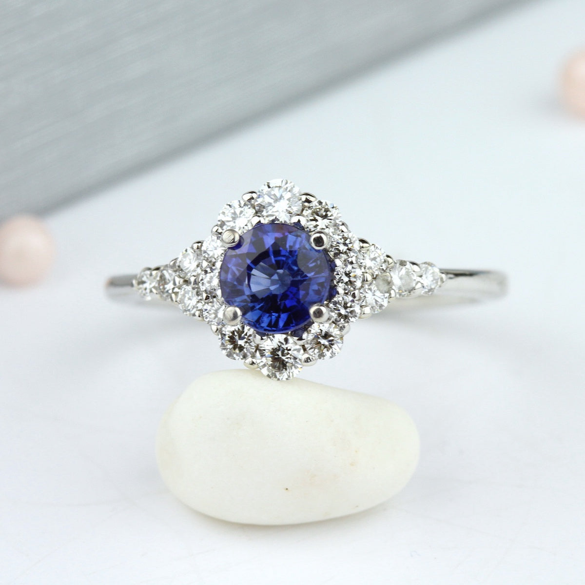 Parade Diamond & Blue Sapphire Ring