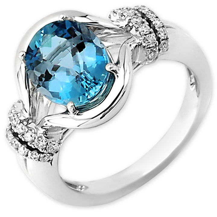 Aquamarine Ring-341255