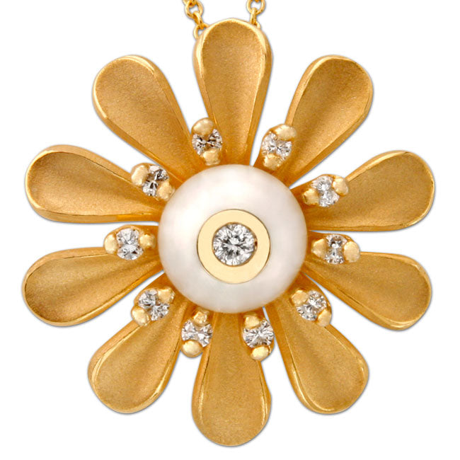 Galatea Pearl Flower Necklace-333068