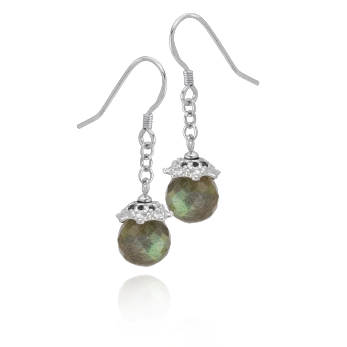 Labradorite Earrings-343010