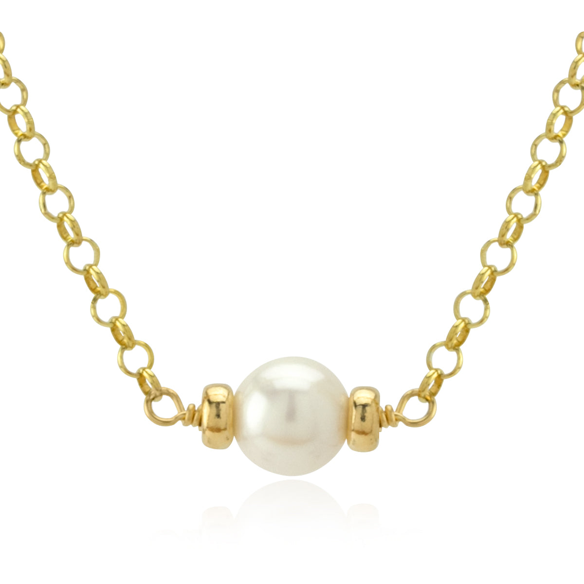 7.5mm Single Pearl Necklace