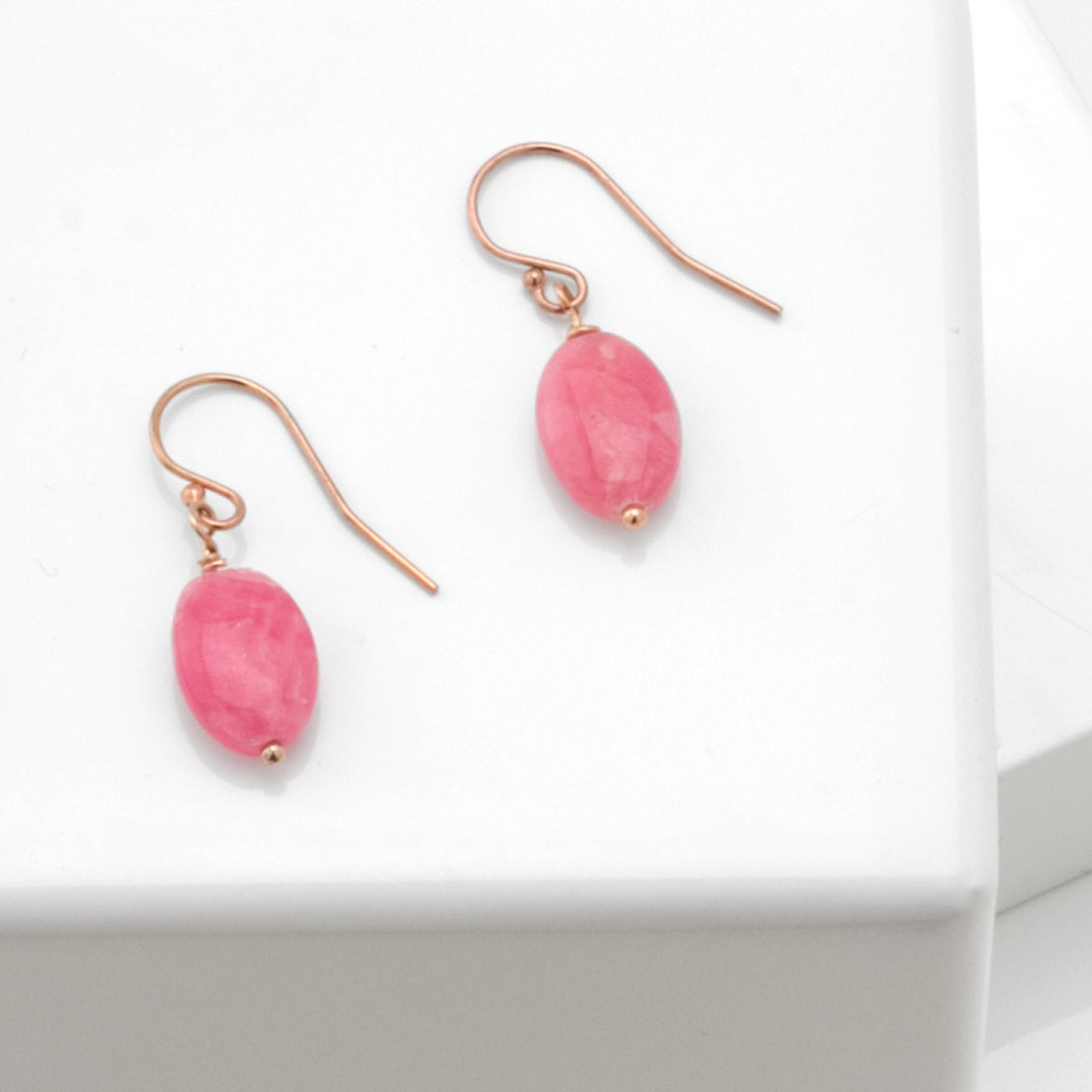 Impressionist Collection Rhodochrosite Earrings