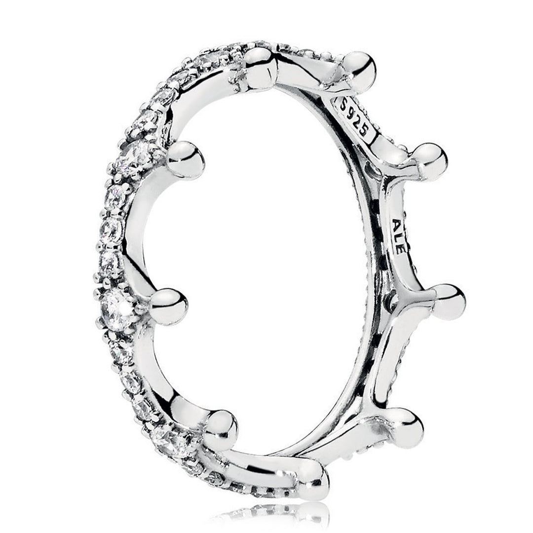 Pandora Clear Sparkling Crown Ring Elisa Ilana