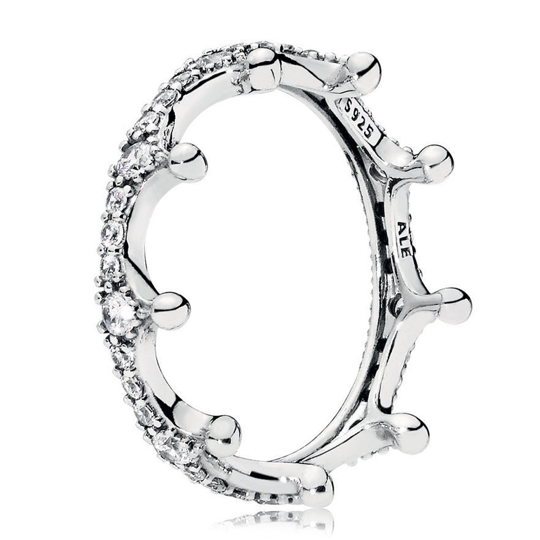 Pandora Clear Sparkling Crown Ring – Elisa Ilana