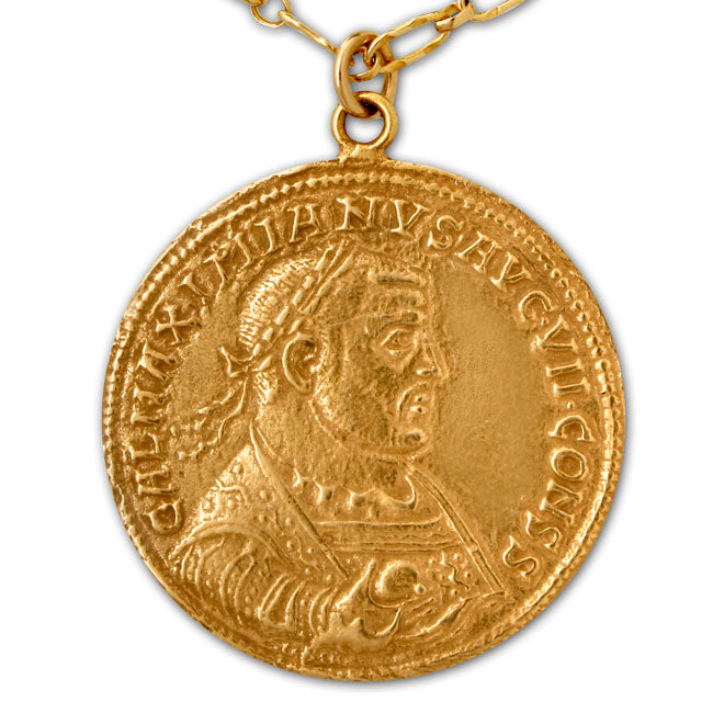Roman Coin Necklace-335974