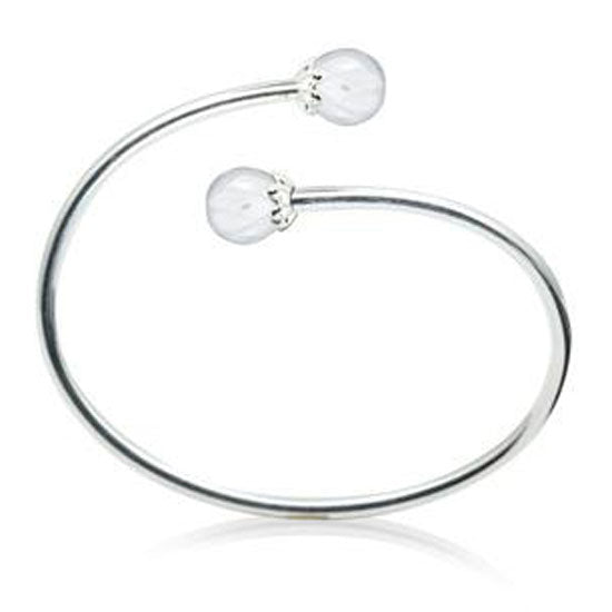 Galatea White Pearl Bangle Bracelet-338950