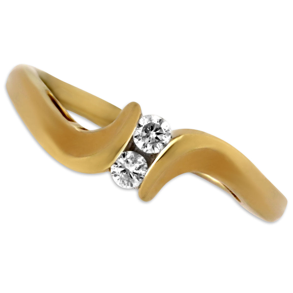Diamond & 10kt Gold Promise Ring-339978