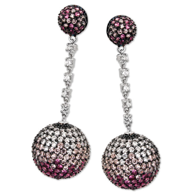 Pink Bling Earrings-336960