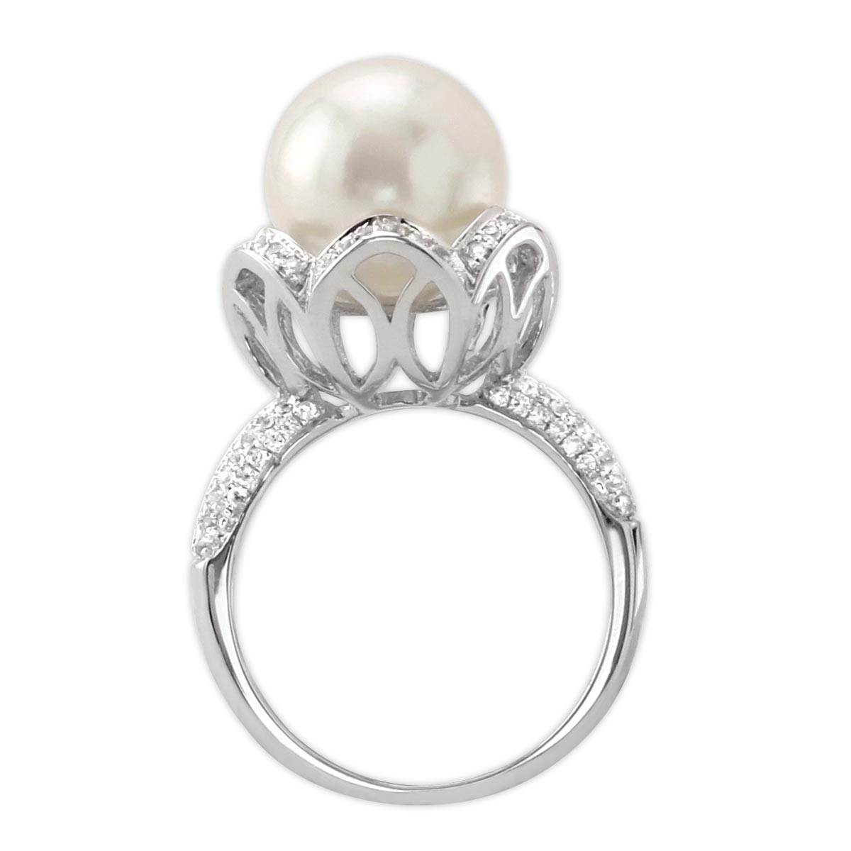 South Sea Pearl & Topaz Ring-341475