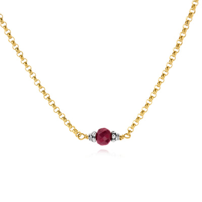Ruby Petite Necklace
