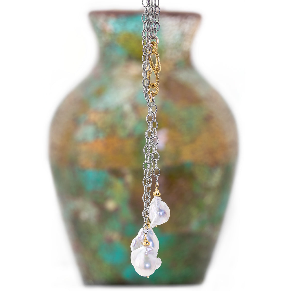 Baroque Pearl Tassel Necklace