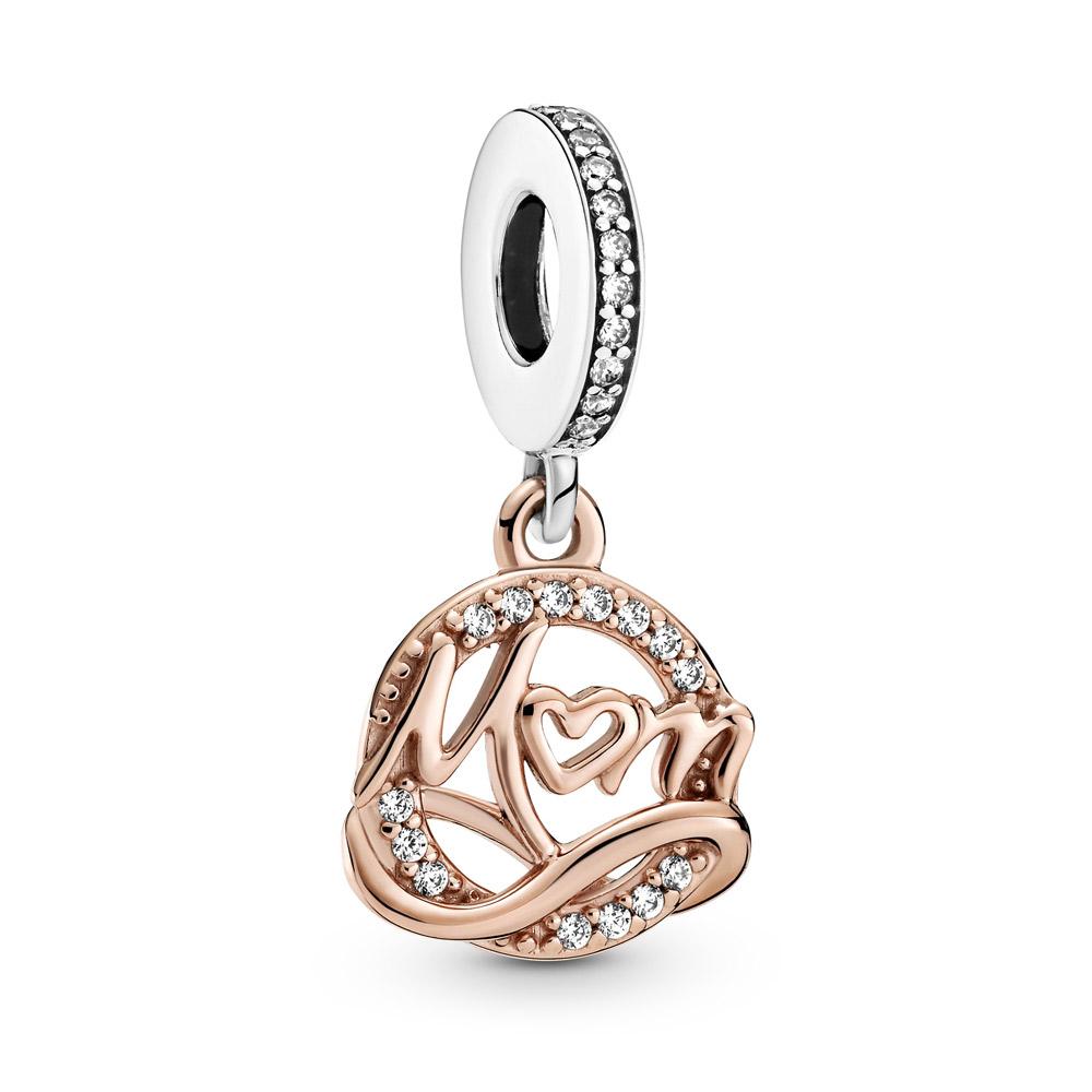 Pandora Mom CZ Dangle Charm