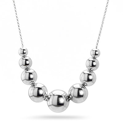 Sterling Silver Ball Necklace
