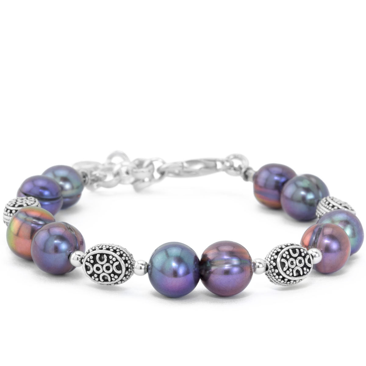 The Goddess Collection Peacock Pearl Bracelet